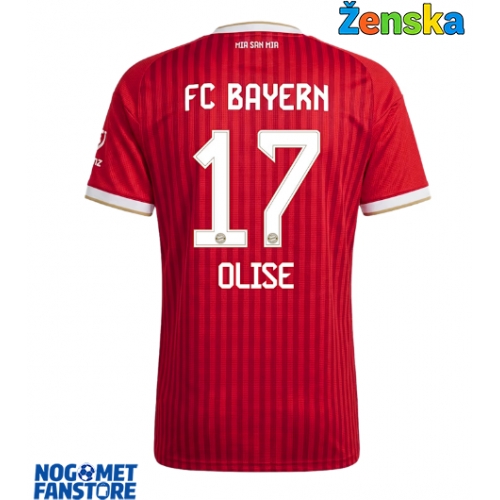 Bayern Munich Michael Olise #17 Domaci Dres za Ženska 2026-27 Kratak Rukav